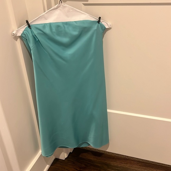 Hemline Christina Mini Dress in Mint - Picture 2 of 4